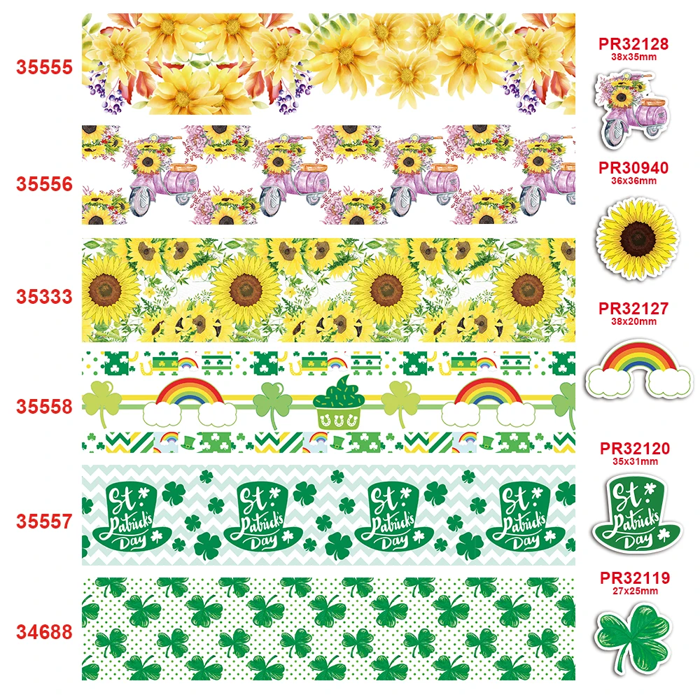 Бесплатная доставка 2020 Новое поступление 50 ярдов мультяшный принт grosgrain