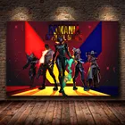 Игровой плакат, декоративная картина валоранта на HD холсте, Картина на холсте, Декор