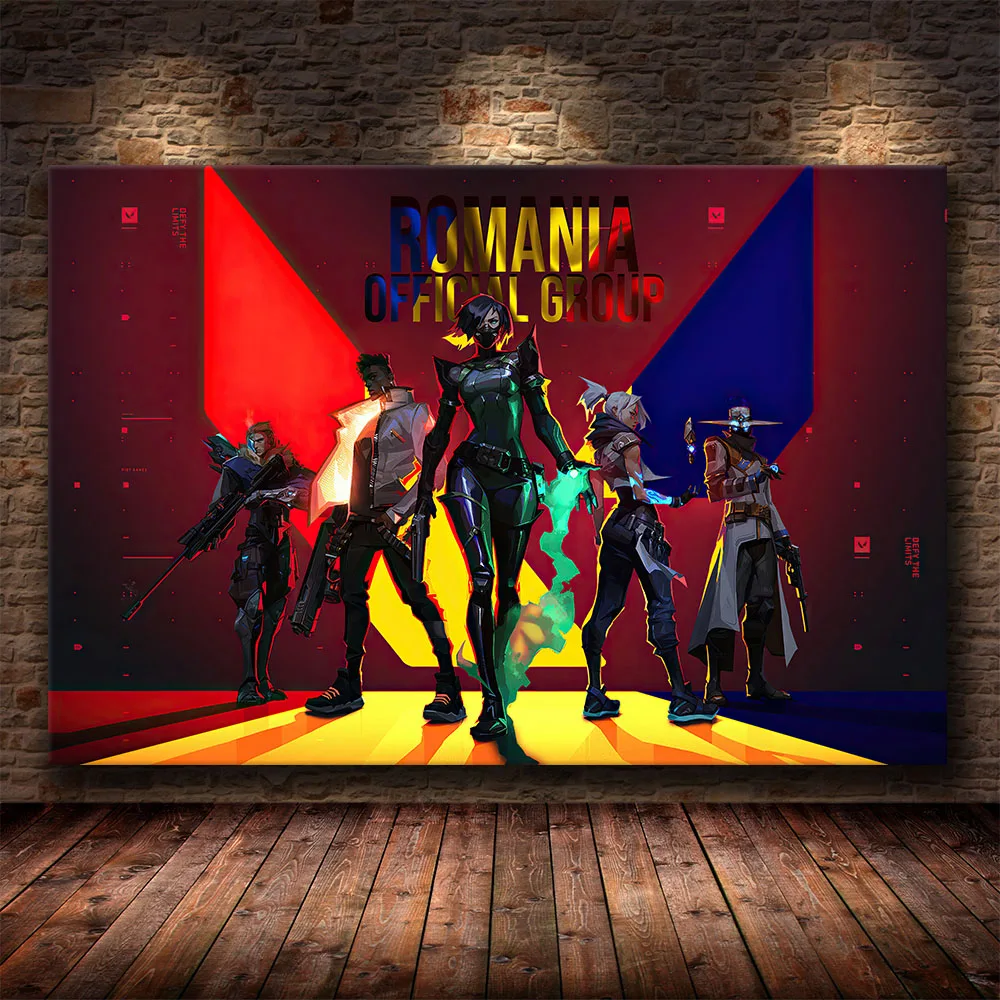 Игра плакат украшения картина valorant на HD Холст Картина художественные плакаты и