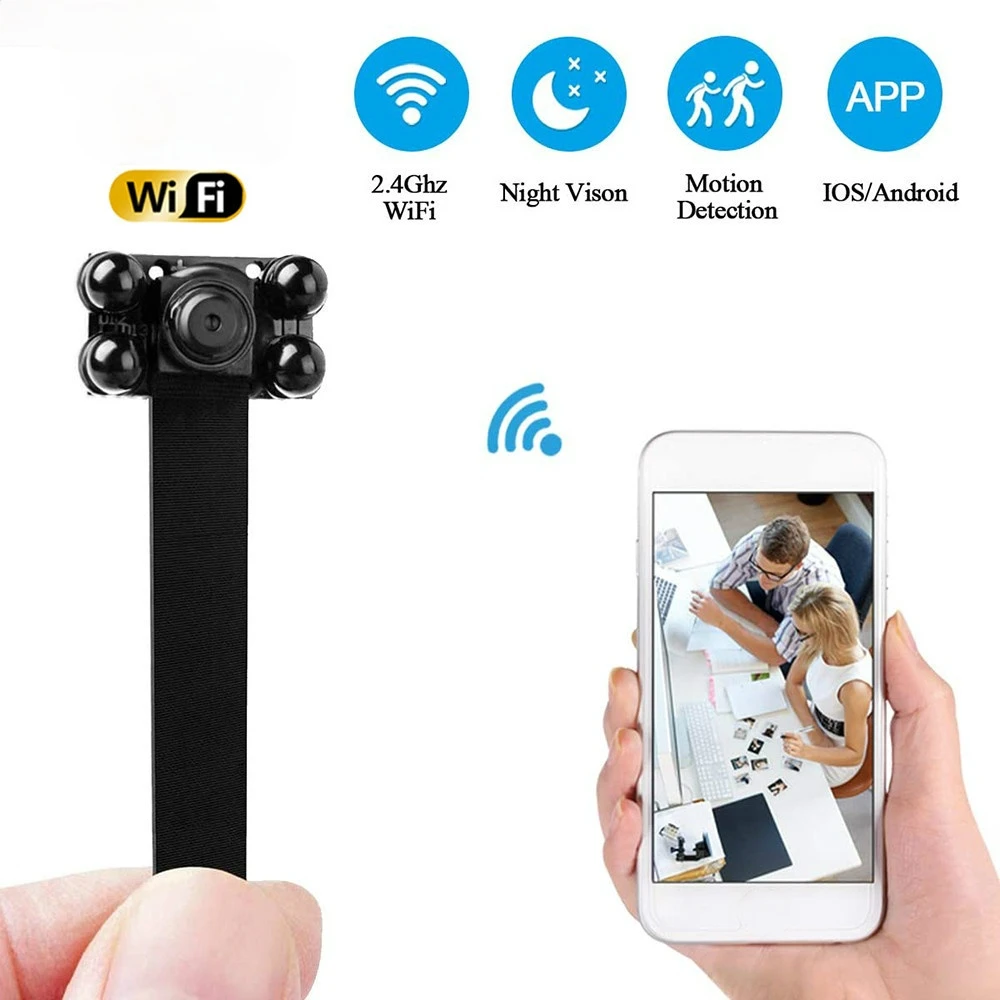 1080P DIY портативная Wi-Fi мини-камера мини IP Сетевая камера безопасности поддержка