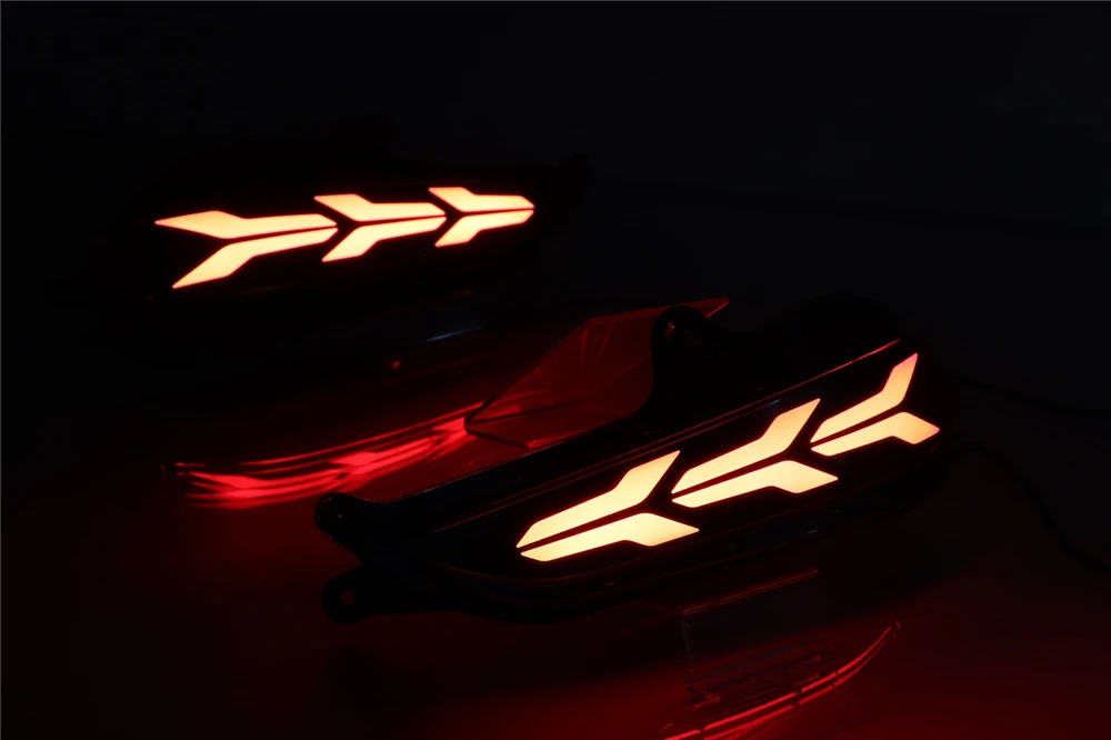 CSCSNL 2 шт. для Toyota Yaris светодиодный DRL Дневной ходовой светильник Дневной светильник задний бампер светильник тормозной светильник s задний светильник