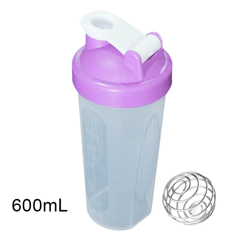 as show 400/600ml протеин смешивание порошка чашки запаянный герметичный шейкер с перемешивающий шарик B2Cshop - Цвет: as show