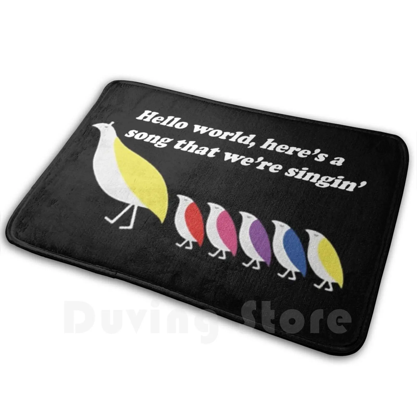 

Hello World Partridge Family Fan Art Mat, коврик, противоскользящие напольные коврики для спальни Partridge family Partridgefam 70S 60S Retro