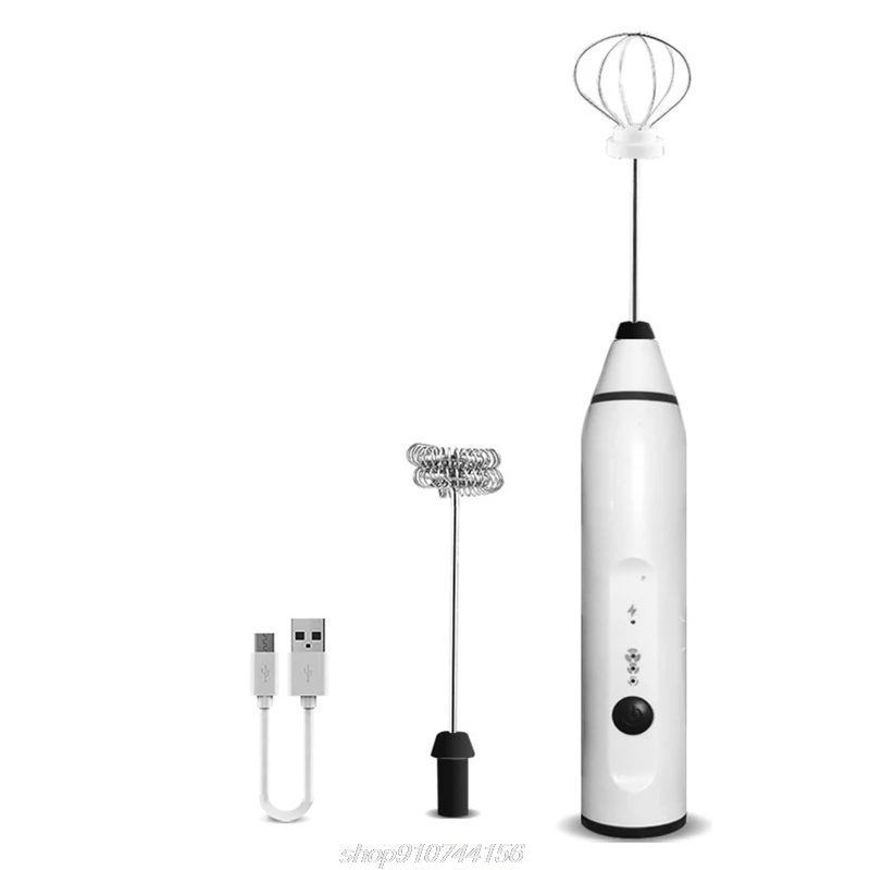 

Adjustable 3 Speed USB Handheld Charging Household Small Electric Whisk Mixer Kitchen Supplies Cooking Cooker N04 20 Dropship