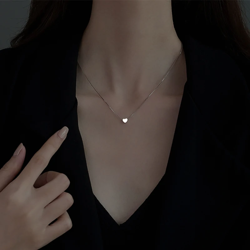 

Цепочка женская из серебра 925 пробы, в форме сердца