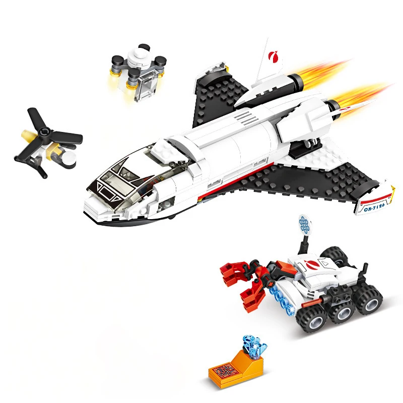 Строительные блоки для детей Космический Шаттл космическая разработка