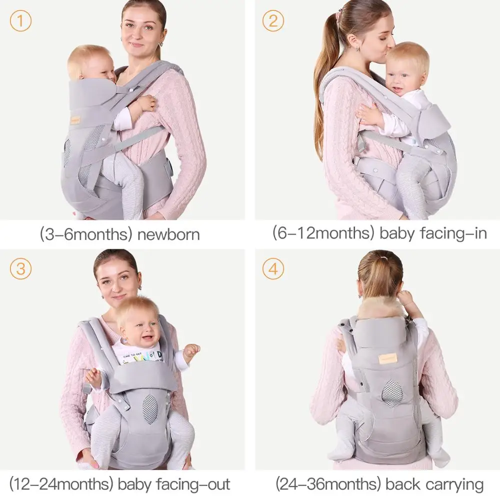 Эргономичная переноска для новорожденных многофункциональные рюкзаки слинг 0 48