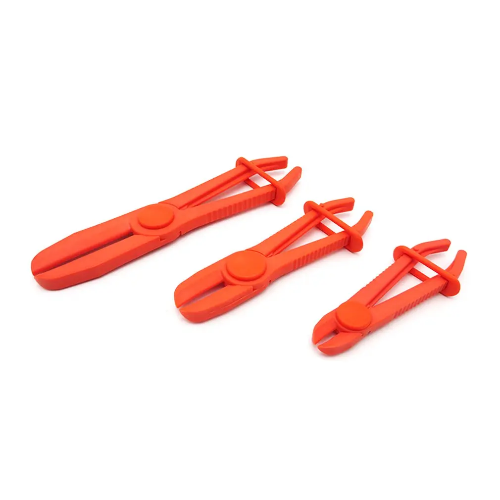 

3Pcs/Set Nylon Hose Clamp Tool Set Brake Fuel Water Line Clamp Plier Hands Free Tool Car Repair Tools Hose Pliers 3Pcs/Set Nylon