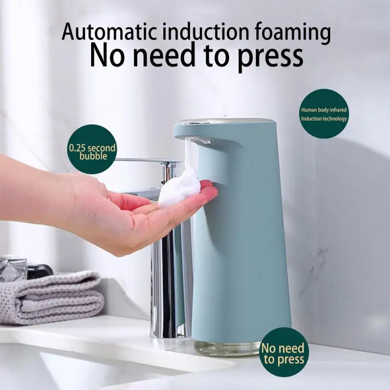 

Automatic Foam Soap Dispenser Touchless Sensor USB Charging Smart Foam Machine Infrared Sensor Liquid Dispenser Hand Sanitizer