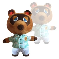 1830cm animal crossing plush toy tom nook raccoon bear stuffed doll gift cute kids children cartoon toys collection