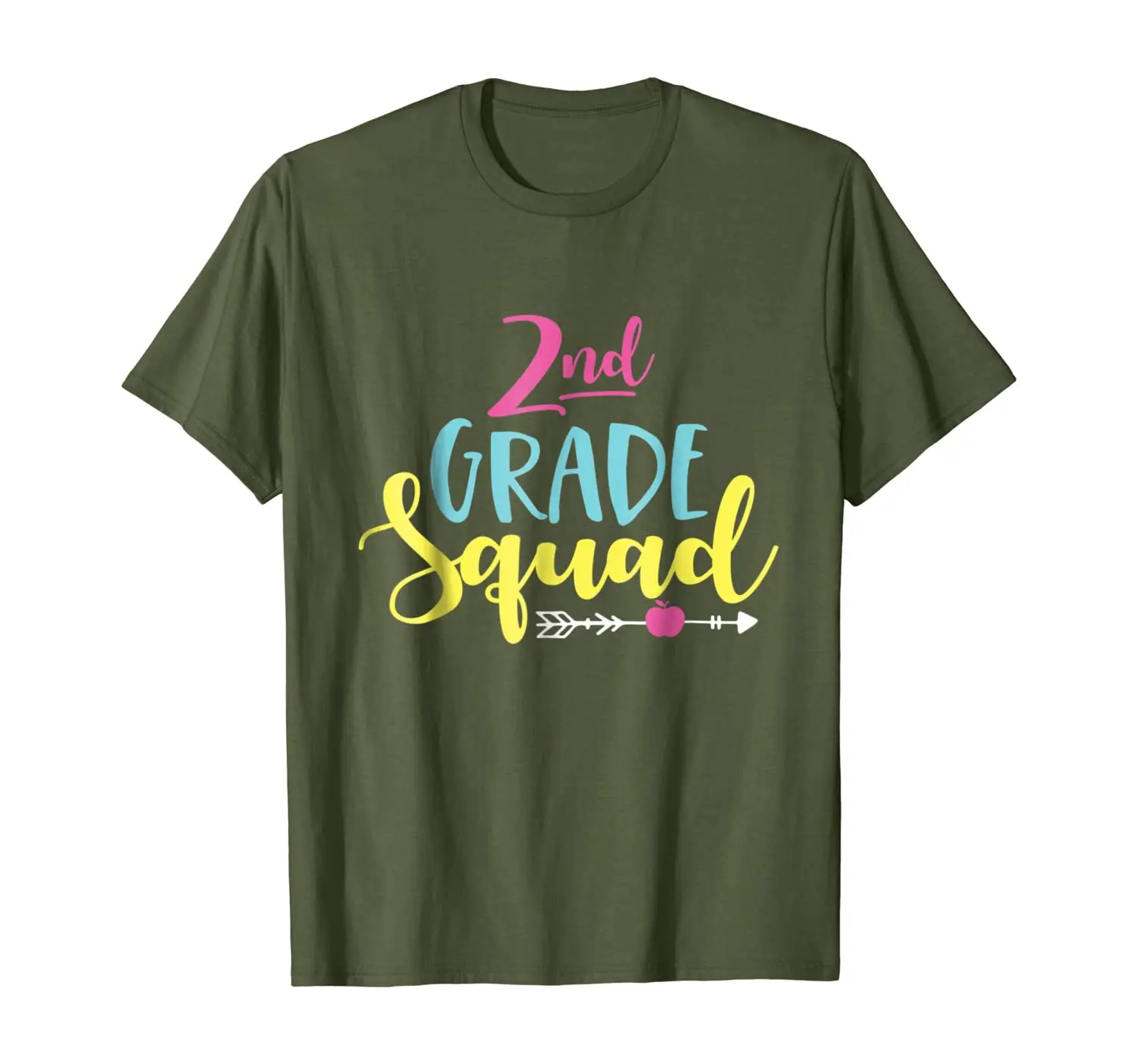 

Second Grade Squad Cute Gift Shirt For 2nd Grade Teacher