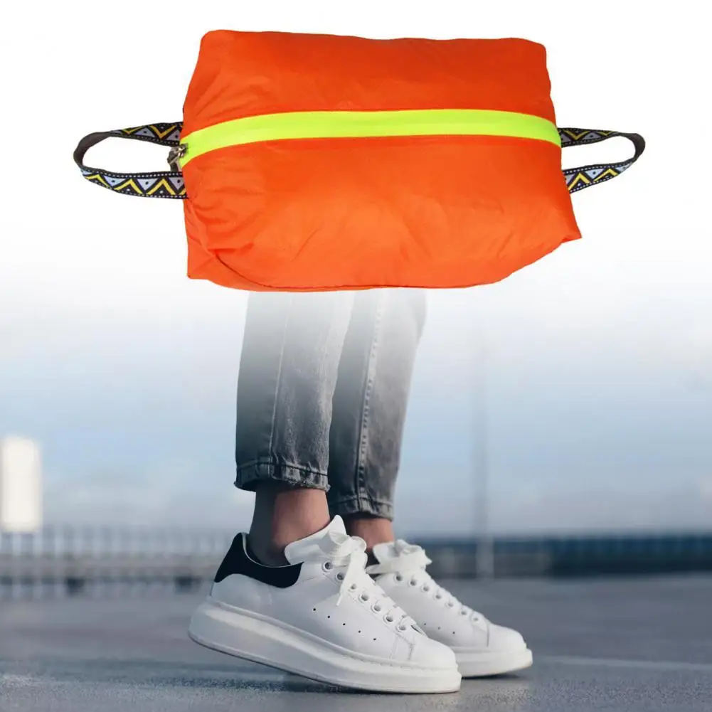 

Pragmatic Outdoor Storage Bags Shoes Bag Bright Color Anti-greasy Comfortable to Touch Unisex Shoes Organizer Travel Supplies