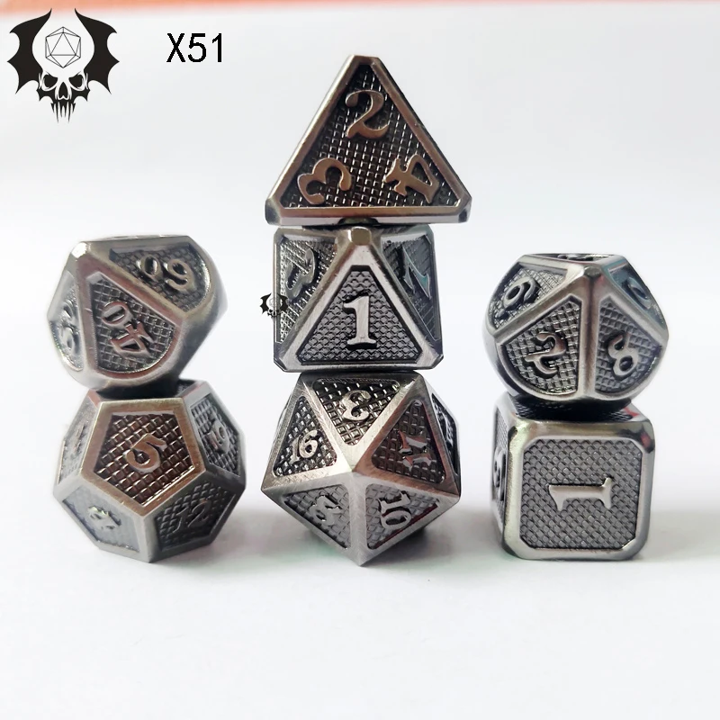 7 шт./компл. 17 цвет мульти перед набор Игральный костей. Настольная игра из