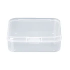 Квадратная прозрачная Пластик коробка для хранения ювелирных изделий, Коробки бусины ремесел чехол контейнеры L5YE