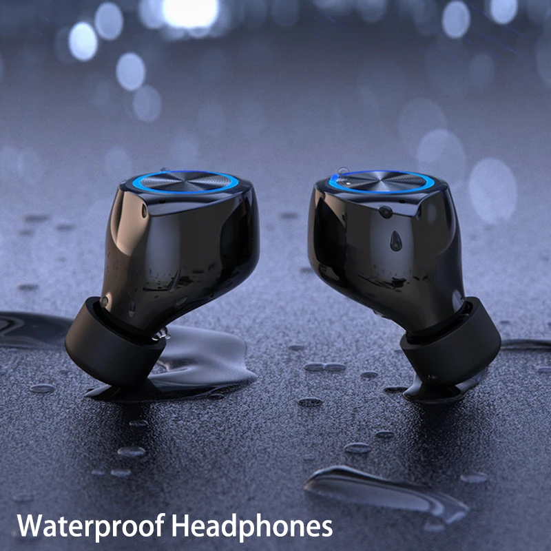 MURZAIN Wireless Bluethooth Earphones With HD Sound Noise Reduction Earphone IPX7 Waterproof Intelligent Touch Earbuds | Электроника