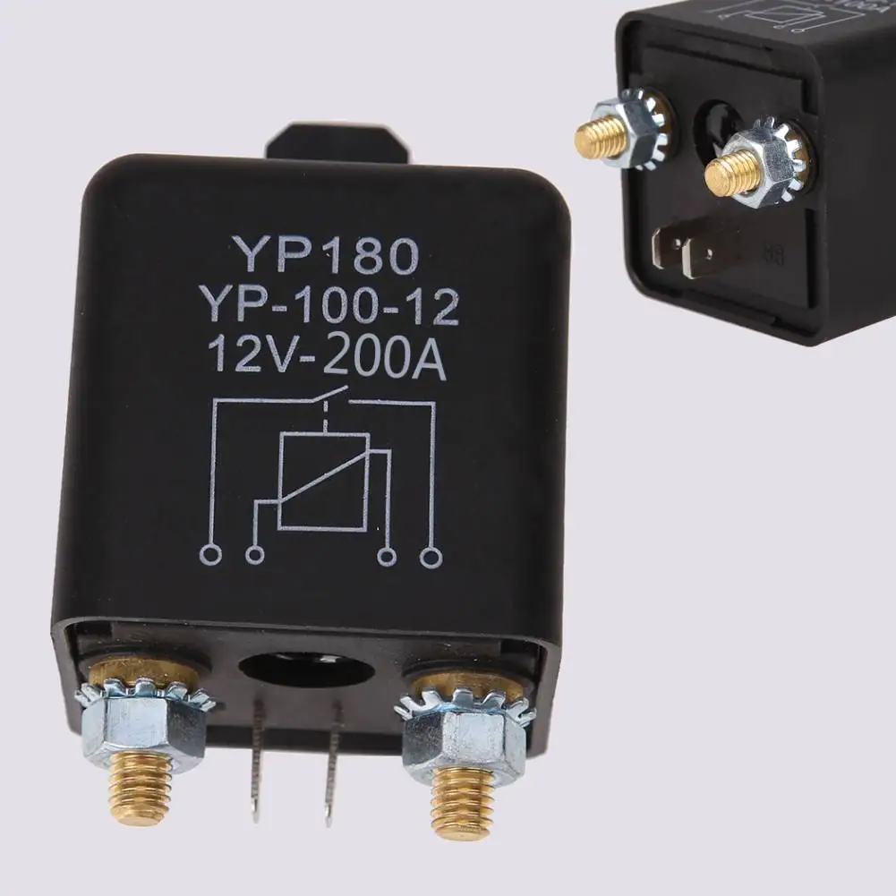 Высокая Мощность 4 Pin автомобильного реле 12V 200A автомобиль Грузовик Мотор