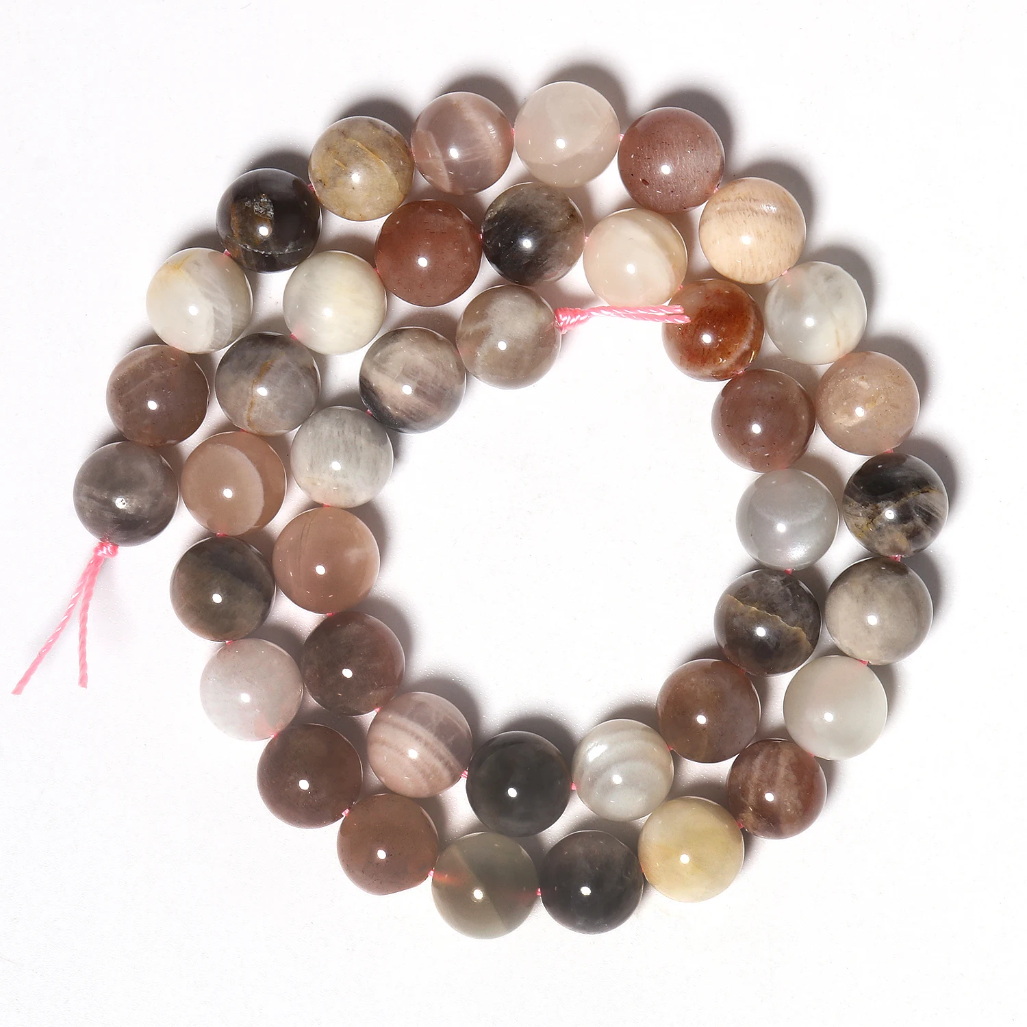 

AA Natural Sun Stone Gem Beads Round Loose Moonstone Beads For Jewelry Making DIY Bracelets Necklace 15inches 6mm/8mm/10mm