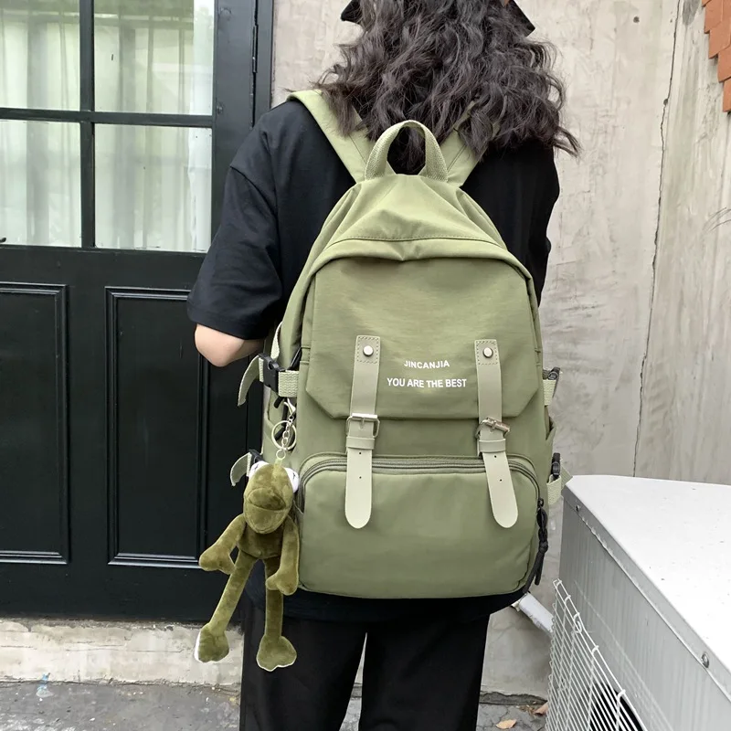 

Fashion Backpack Waterproof Women Backpack Nylon Shoulder Bag New Trend Female Bagpack Large School Backpack Teenager Student