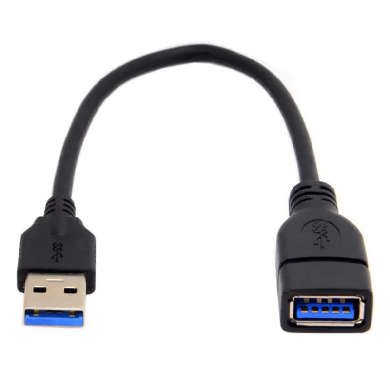 Поставка Черного 0 15 м прямого коленчатого кабеля USB 3 для жестких дисков кабель