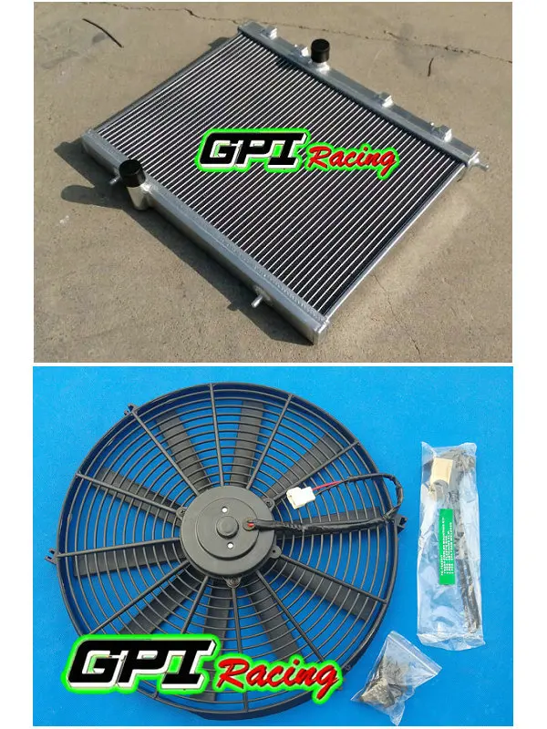 Алюминиевый радиатор для PEUGEOT 206 GTI/RC 180 1999 2008 00 01 02 03 04 05 06 07|engine radiator|engine radiator fanradiation