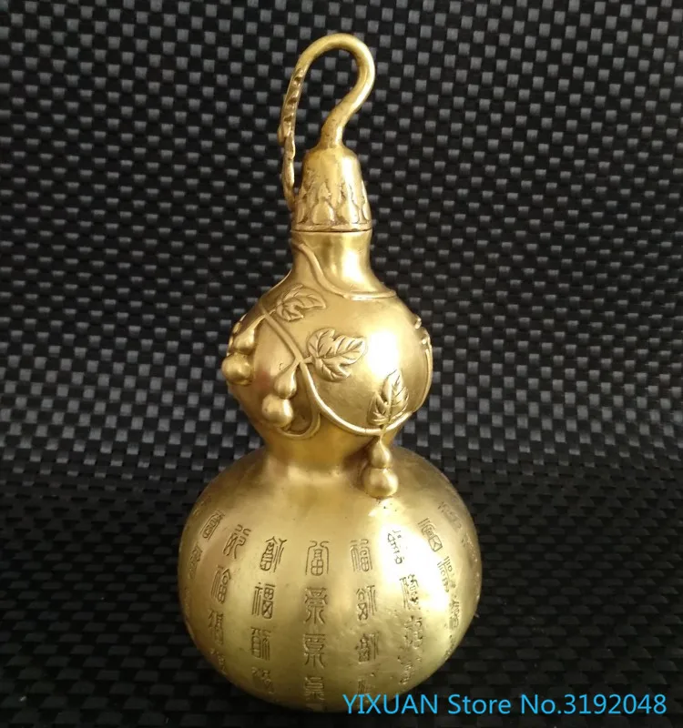 

Медная открывающаяся быстрая Тыква Baifu из латуни, украшения по фэн-шуй для гостиной, крыльца