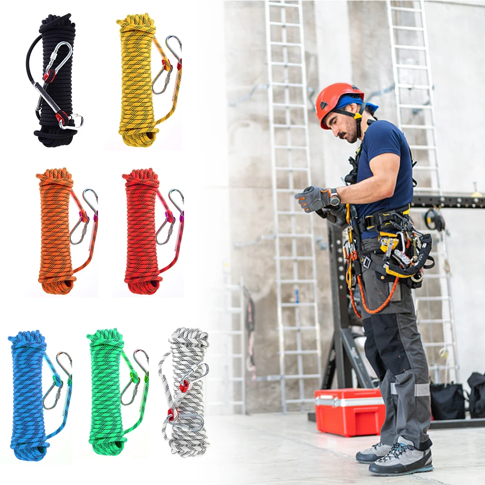

Climbing Equipment Hiking Camping Rope Paracord 10/12mm 30M Rescue Safety Rope Survival Parachute Cord Lanyard Outdoor Tool