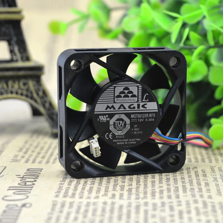 

Magic MGT5012XR-W15 12V 0.20A 5cm 5015 4-Wire PWM Fan
