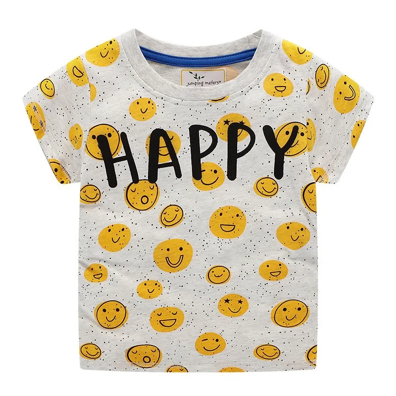 Футболки новый дизайн для маленьких мальчиков милые футболки с героями