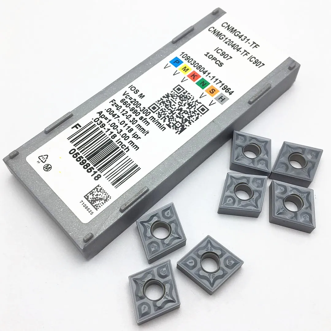 

CNMG120404 CNMG120408 TF IC907 IC908 High-quality lathe tool grooving insert carbide CNMG 120404 120408 turning tool