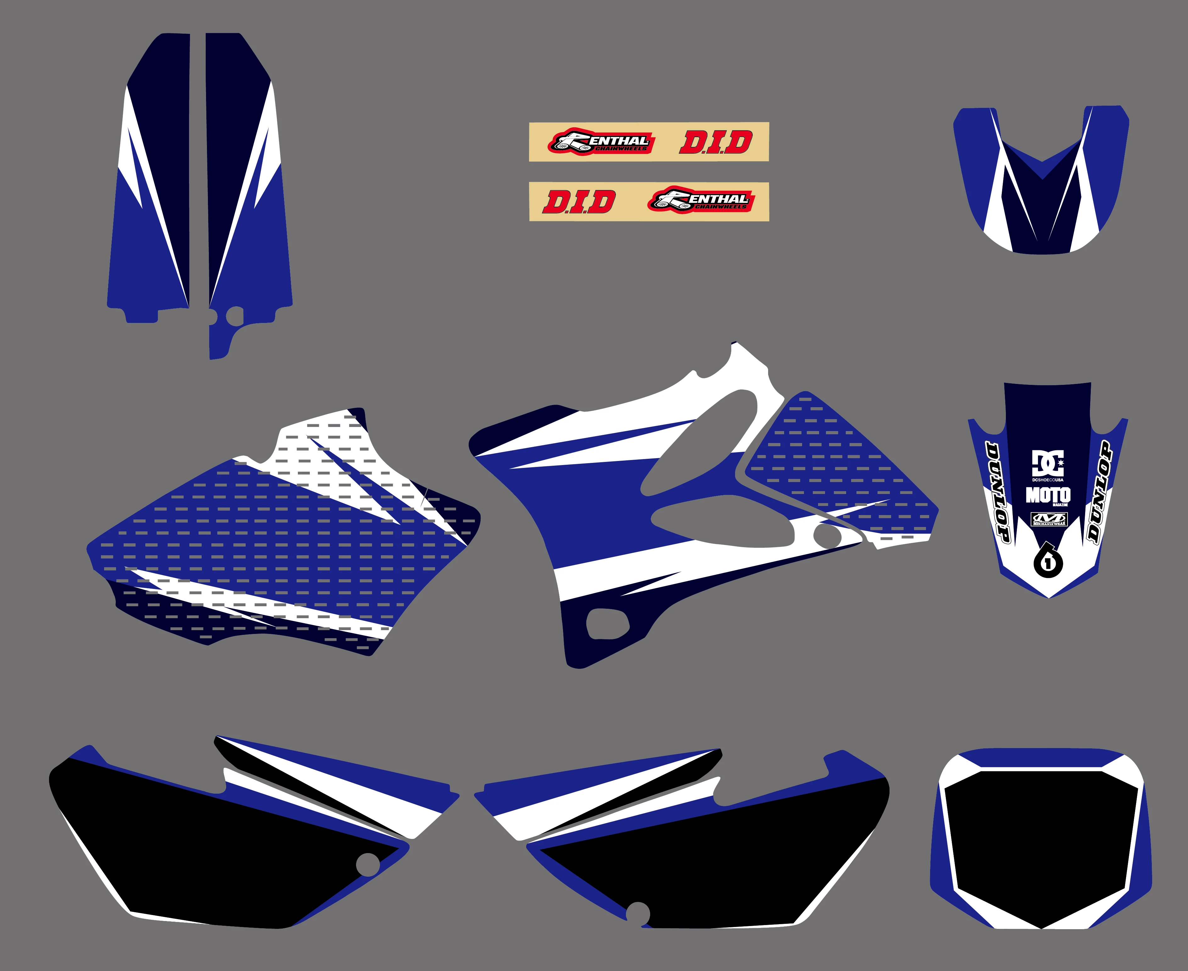 Графические и Фоновые наклейки для Yamaha YZ85 YZ 85 2002 2003 2004 2005 2006 2007 2008 2009 2010 2011 2012 2013