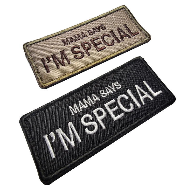 Вышитая заплатка мама говорит что я искусственная забавная Байкерская