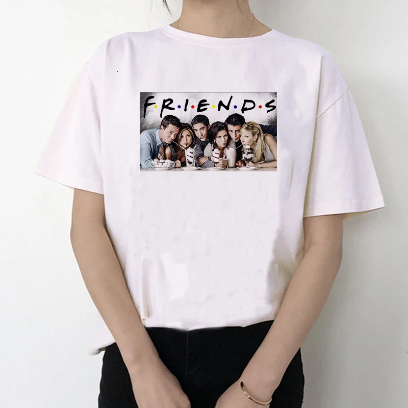 Женская футболка с надписью Friend Tv Show одежда для женщин друзей топ в стиле