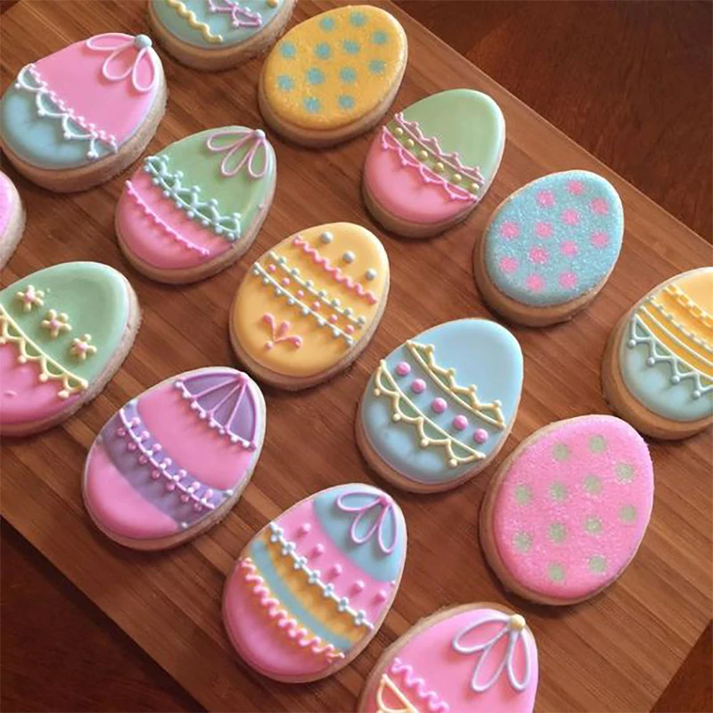 

Easter Kitchen Deco Cookie Cutter Tools Easter Eggs Rabbit Chick Carrot Shaped Biscuit Mold Easter Home Baking Cake Decorating
