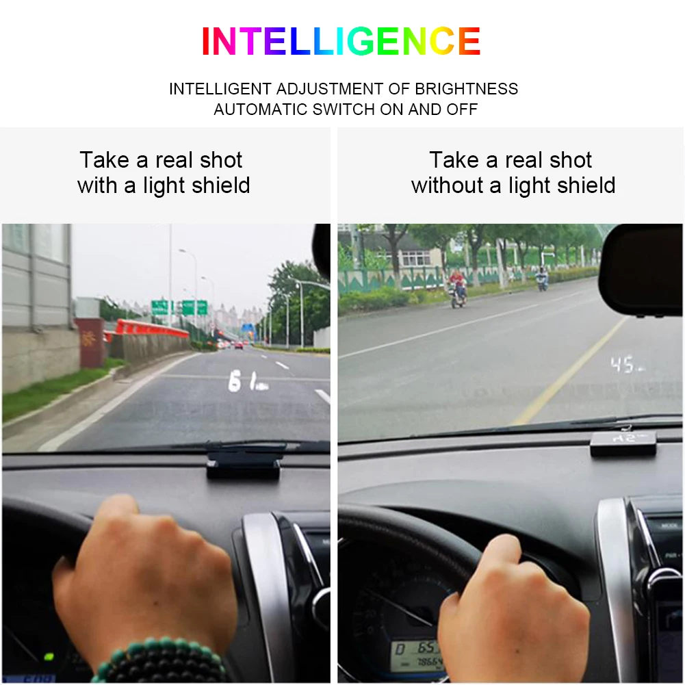 HUD OBD2 автомобильный коллиматорный Дисплей лобовое стекло проектор