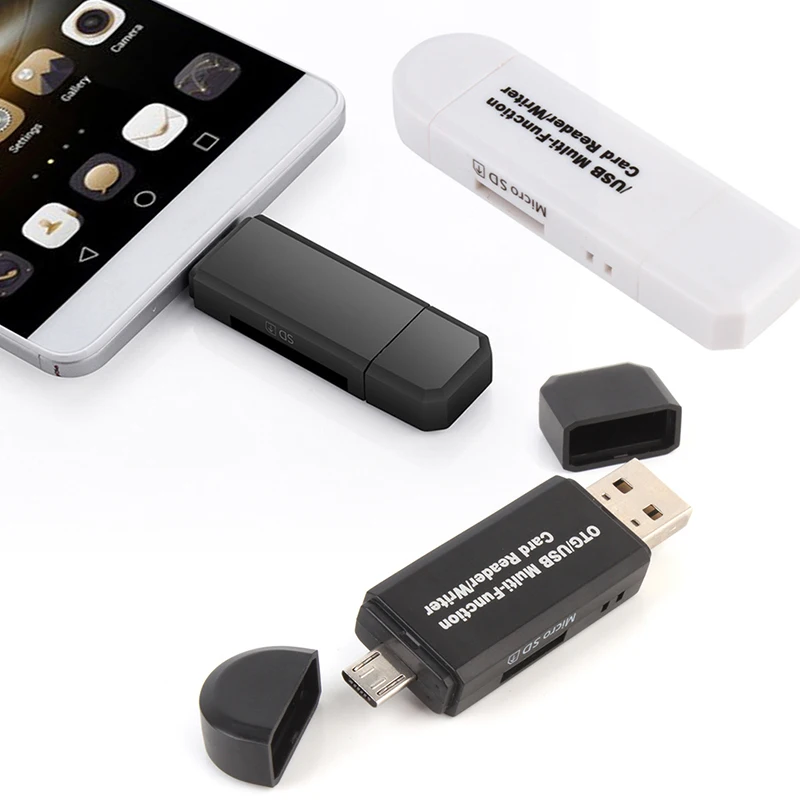 OTG Card Reader USB 2.0 Micro SD/SD Phone TF High Speed Cardreader for Cellphone |