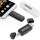 OTG кардридер USB 2,0 Micro SDSD карта USB Картридер для телефона TF высокоскоростной 2,0 кардридер для мобильного телефона