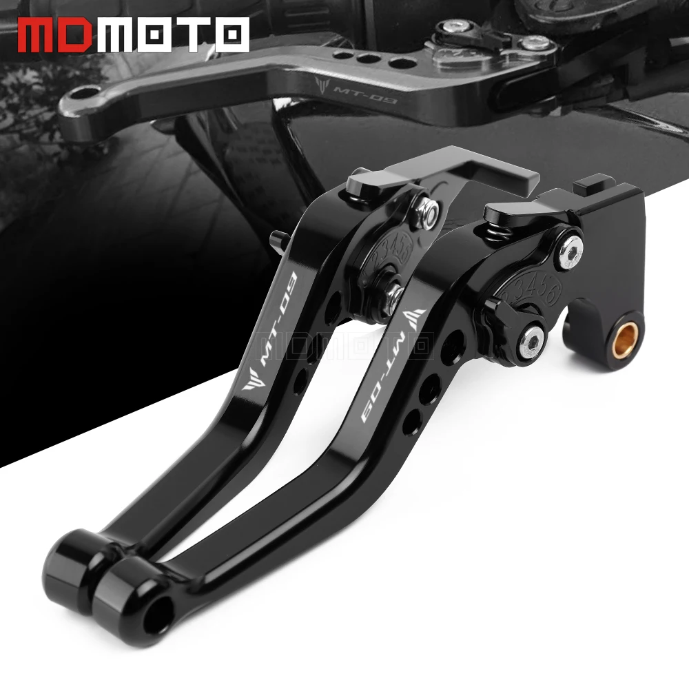 Мотоцикл алюминий короткий тормозной рычаг сцепления для YAMAHA MT09 FZ09 FJ09 mt-09 tracer/sr 2014