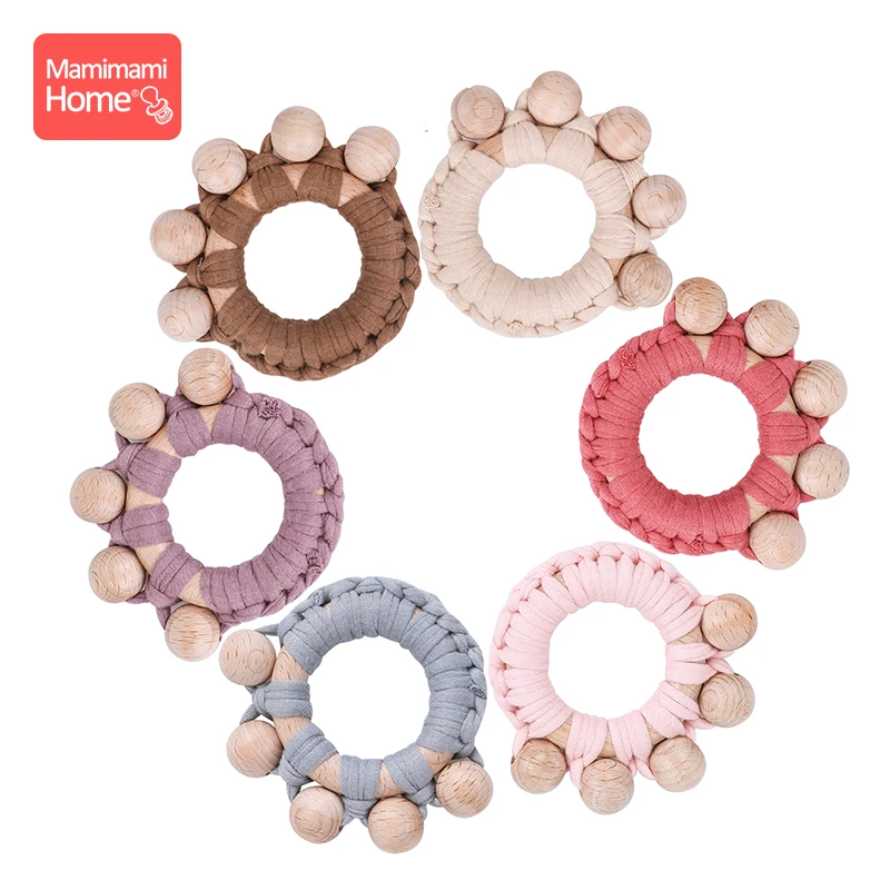 Детский деревянный Прорезыватель для зубов 1 шт. игрушка-прорезыватель