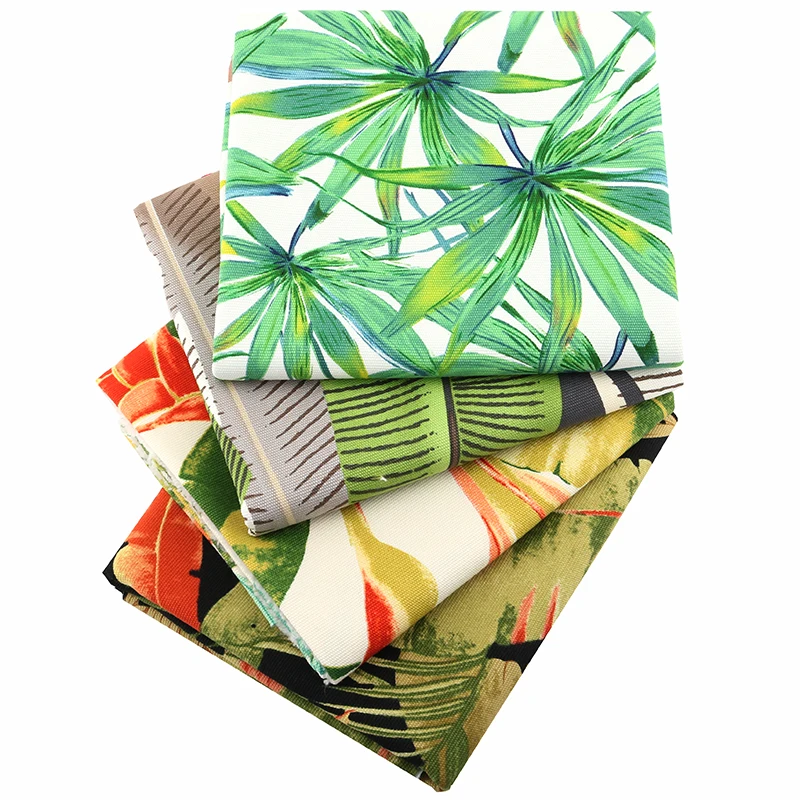 Nanchuang 4 шт./лот хлопчатобумажная парусиновая ткань с принтом Лоскутная Ткань