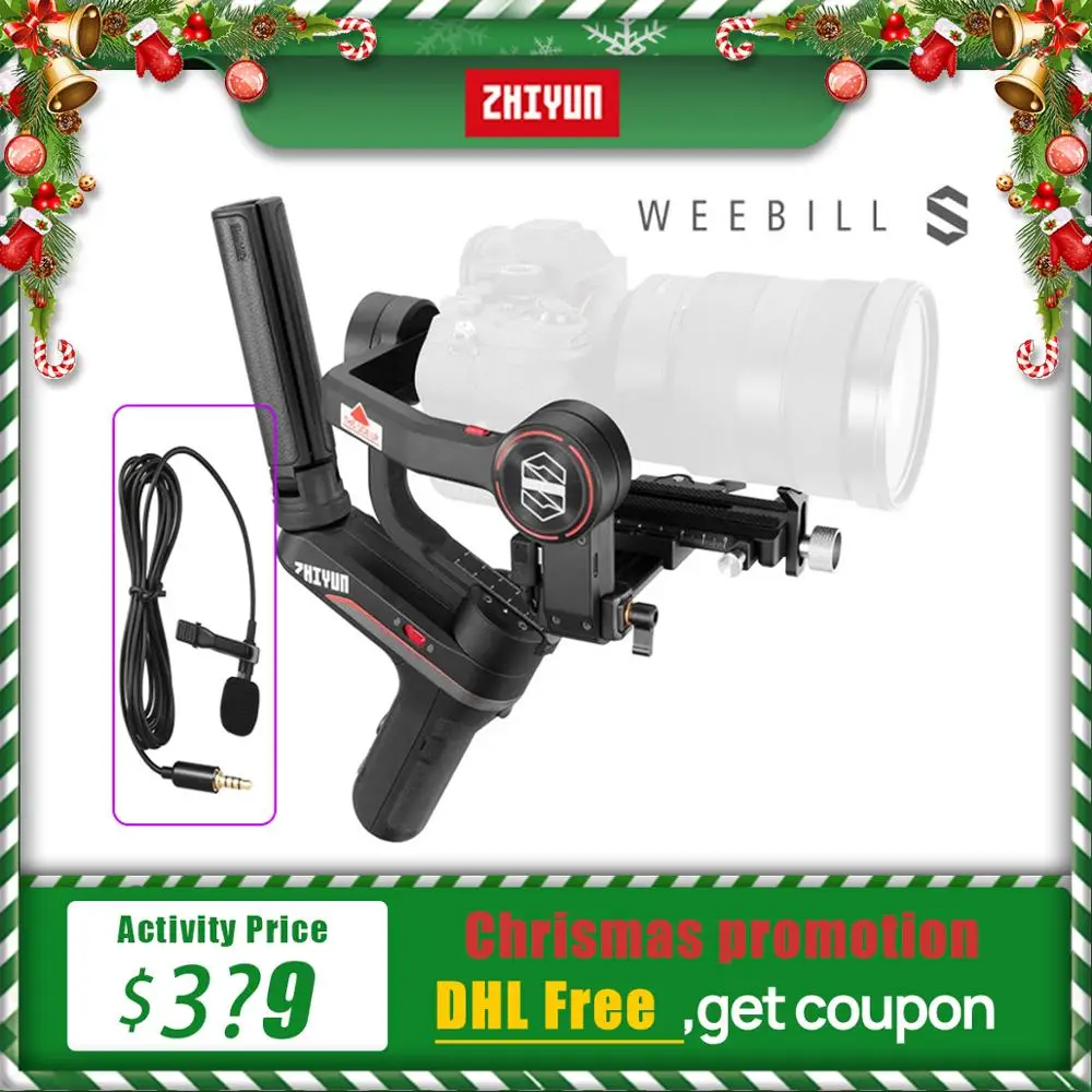 Zhiyun Weebill S карданный 3 осевой Стабилизатор Для беззеркальных и цифровых