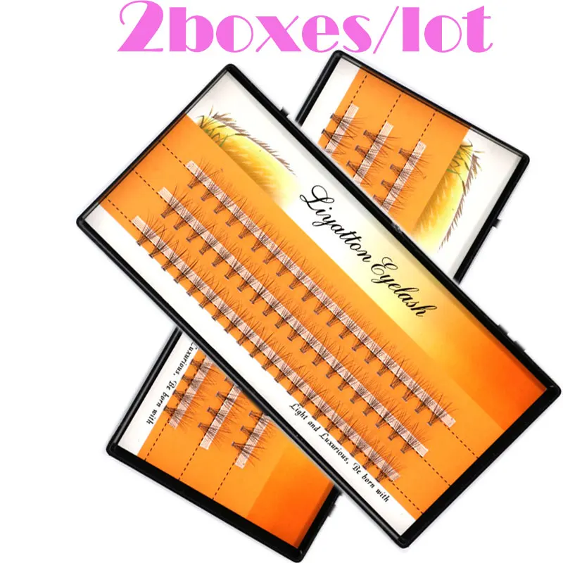 Ресницы 3D черные для наращивания профессионального макияжа красивые