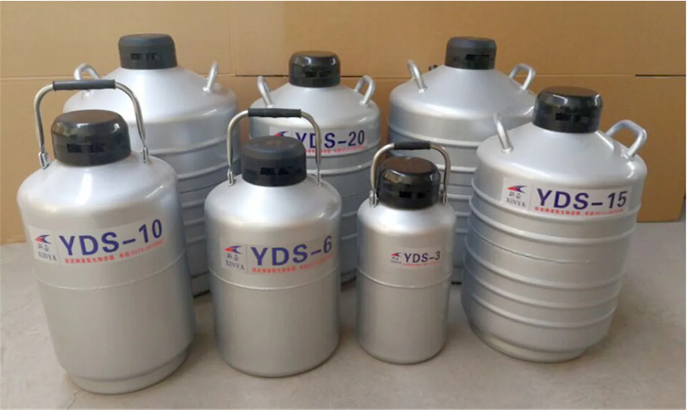 

3/6/10/15/30L Liquid nitrogen container Cryogenic Tank dewar liquid nitrogen container with Liquid Nitrogen tank YDS-10