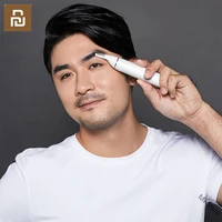 xiaomi youpin soocas ipx5 waterproof nose hair trimmer eyebrow clipper sharp blade cordless nasal cleaner for men women
