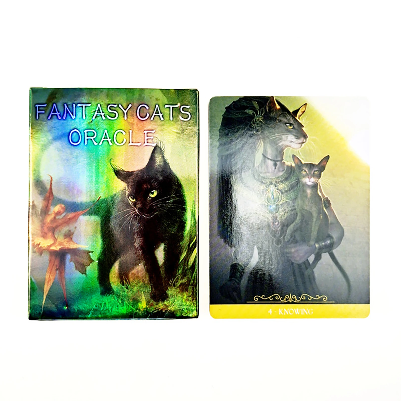 Открытки оракул для Фэнтези коты интерактивные настольные игры Вечерние |