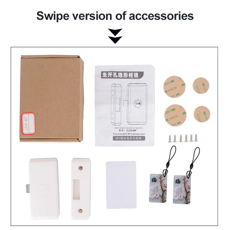 

Tuya APP Smart Bluetooth Drawer Lock Lockless Invisible No Hole Lock File Cabinet Shoebox Lock Wardrobe Lock Drawer Switch