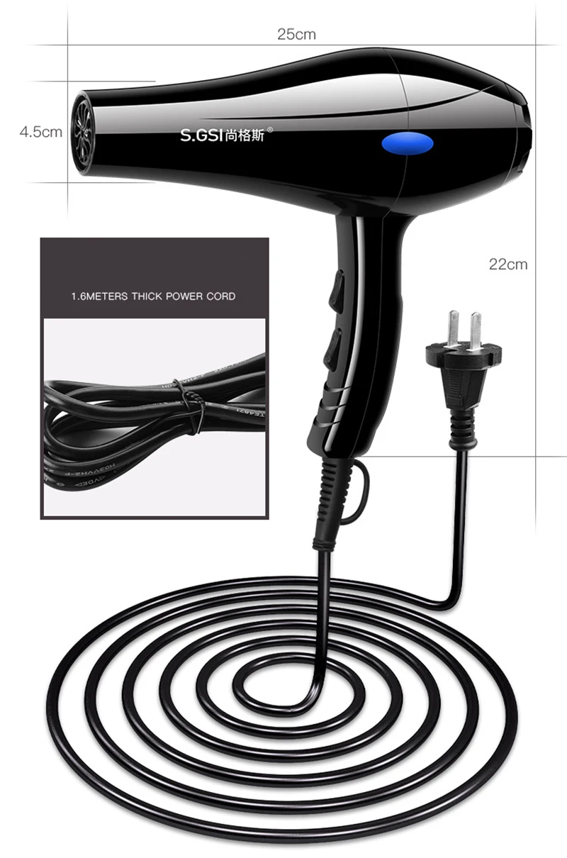 Electric Blow Dryer High-Power Hair Salon Barber Shop Fragrance Heating And Cooling Air Household Hair Dryer