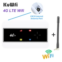kuwfi mini 4g router 3g4g lte wireless wifi modem portable pocket wi fi mobile hotspot car wi fi router with sim card slot