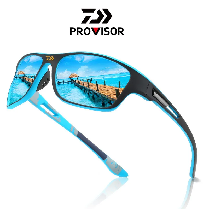 

2021 Daiwa Fishing UV Protection Glasses Men's Outdoor Sports Polarized Colorful Film Series Glasses Dust Mirror Sunglasses 336#