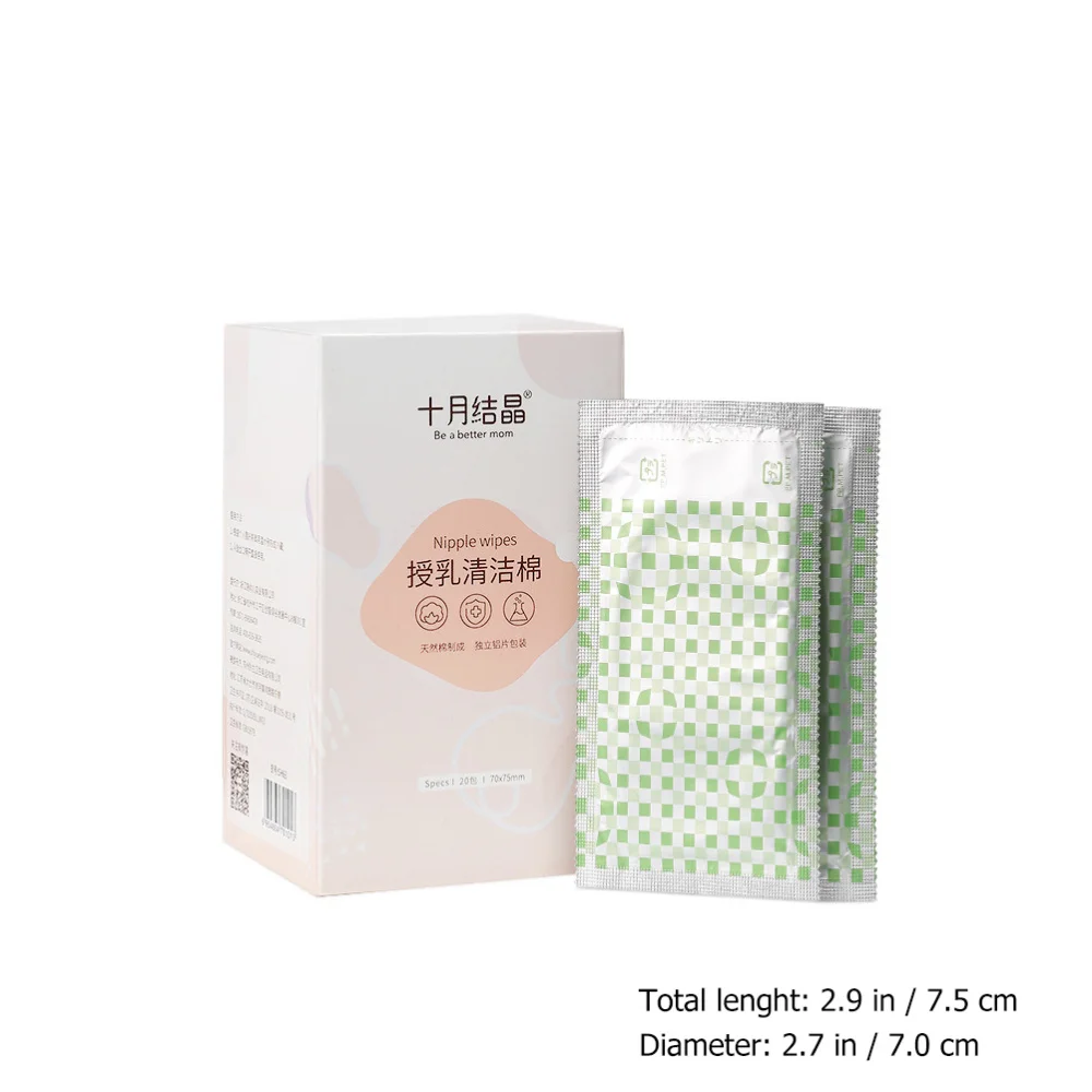 

40pcs Wet Tissue Cleaning Napkin Breast Cleaning Pad