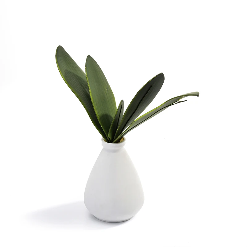 Искусственные листья фаленопсиса растение Бабочка орхидеи цветы шелковая